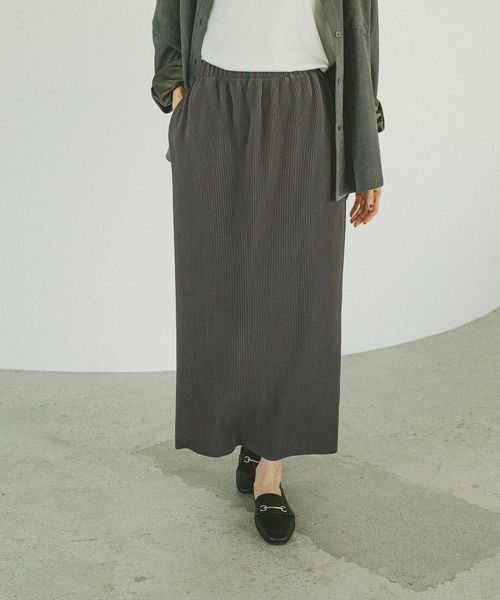 セール】セルフカットプリーツナロースカート/579553（スカート