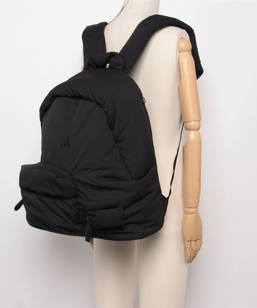 adidas（アディダス）の「マストハブ パフィーバックパック（L） / アディダス adidas（バックパック/リュック・メンズ・ブルー/ブラック・FREE）」の16枚目の写真