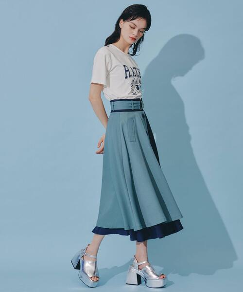 REDYAZEL(レディアゼル)の「アゼルクラブロゴTシャツ(Tシャツ/カットソー・レディース・ネイビー/オフホワイト・FREE)」の19枚目の写真