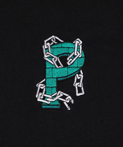 PUNYUS（プニュズ）の「鎖ロゴ刺繍Ｔシャツ（Tシャツ/カットソー・レディース・ホワイト/ブラック/イエロー・1/2/3/4）」の12枚目の写真