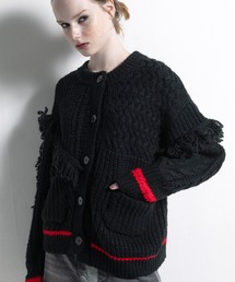 AULA AILA（アウラアイラ）の「フリンジカーディガン（カーディガン/ボレロ）」