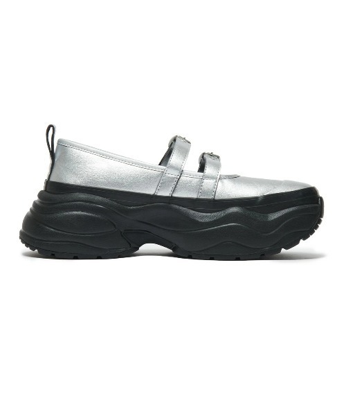 CONVERSE(コンバース)の「CONVERSE ALL STAR SURGETRAINER MJ ST OX(コンバース オールスター サージトレーナー MJ ST OX)(スニーカー・レディース・シルバー系/ブラック・23cm/23.5cm/24cm/24.5cm/25cm)」の10枚目の写真