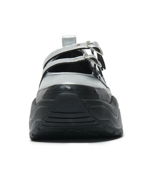 CONVERSE(コンバース)の「CONVERSE ALL STAR SURGETRAINER MJ ST OX(コンバース オールスター サージトレーナー MJ ST OX)(スニーカー・レディース・シルバー系/ブラック・23cm/23.5cm/24cm/24.5cm/25cm)」の15枚目の写真