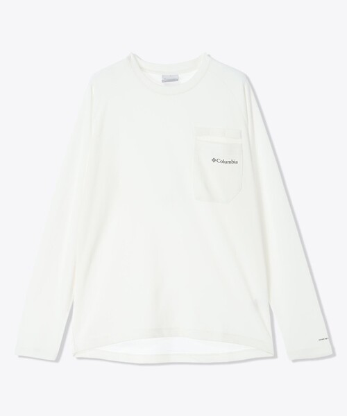 Columbia(コロンビア)の「UVカット 速乾 Columbia/マウンテンズアーコーリング ロングスリーブ Tシャツ/コロンビア(Tシャツ/カットソー・レディース・ブラック/ホワイト/ブルーグリーン・S/XS/XL/L/M)」の7枚目の写真