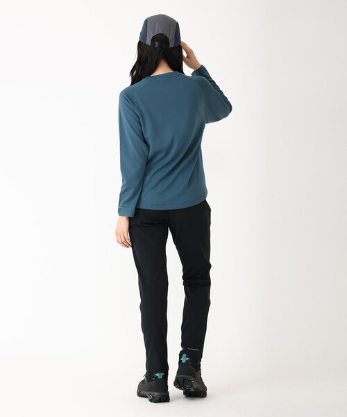 Columbia(コロンビア)の「UVカット 速乾 Columbia/マウンテンズアーコーリング ロングスリーブ Tシャツ/コロンビア(Tシャツ/カットソー・レディース・ブラック/ホワイト/ブルーグリーン・S/XS/XL/L/M)」の10枚目の写真