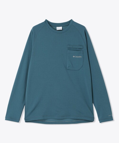 Columbia(コロンビア)の「UVカット 速乾 Columbia/マウンテンズアーコーリング ロングスリーブ Tシャツ/コロンビア(Tシャツ/カットソー・レディース・ブラック/ホワイト/ブルーグリーン・S/XS/XL/L/M)」の12枚目の写真