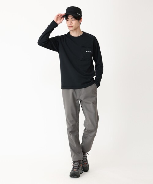 Columbia(コロンビア)の「UVカット 速乾 Columbia/マウンテンズアーコーリング ロングスリーブ Tシャツ/コロンビア(Tシャツ/カットソー・レディース・ブラック/ホワイト/ブルーグリーン・S/XS/XL/L/M)」の14枚目の写真