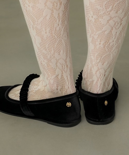 muku(ムク)の「BALLET SHOES / VELOUR(バレエシューズ・レディース・レッド/ブラック・36/38/40)」の5枚目の写真