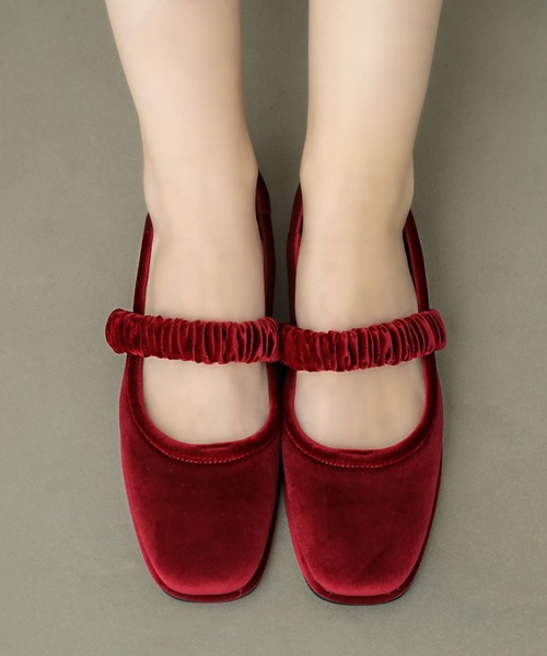 muku(ムク)の「BALLET SHOES / VELOUR(バレエシューズ・レディース・レッド/ブラック・36/38/40)」の13枚目の写真