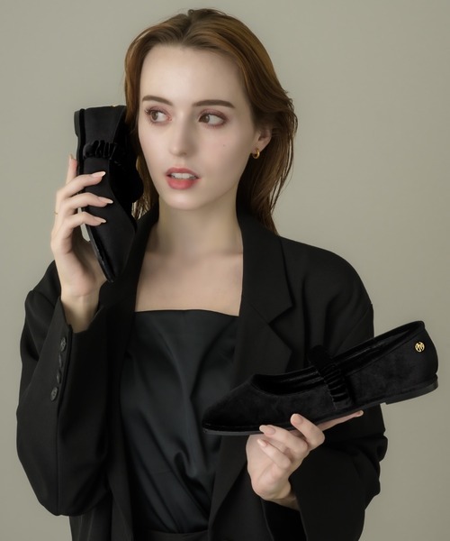 muku(ムク)の「BALLET SHOES / VELOUR(バレエシューズ・レディース・レッド/ブラック・36/38/40)」の21枚目の写真