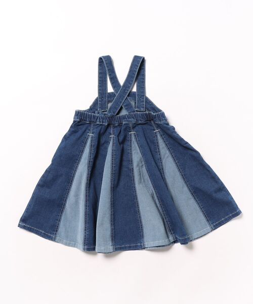 HAKKA KIDS（ハッカキッズ）の「7オンスストレッチデニムワンピース（デニムスカート・キッズ・ネイビー・100cm/110cm/120cm/130cm）」の2枚目の写真