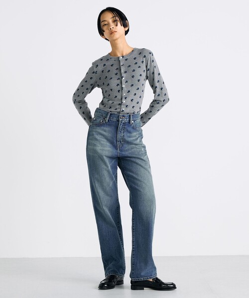 EDITION（エディション）の「エッセンシャルデニム ストレートパンツ（デニムパンツ・レディース・ライトブルー・34/36/38）」の2枚目の写真