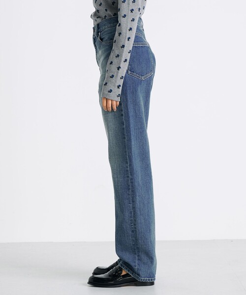 EDITION（エディション）の「エッセンシャルデニム ストレートパンツ（デニムパンツ・レディース・ライトブルー・34/36/38）」の4枚目の写真