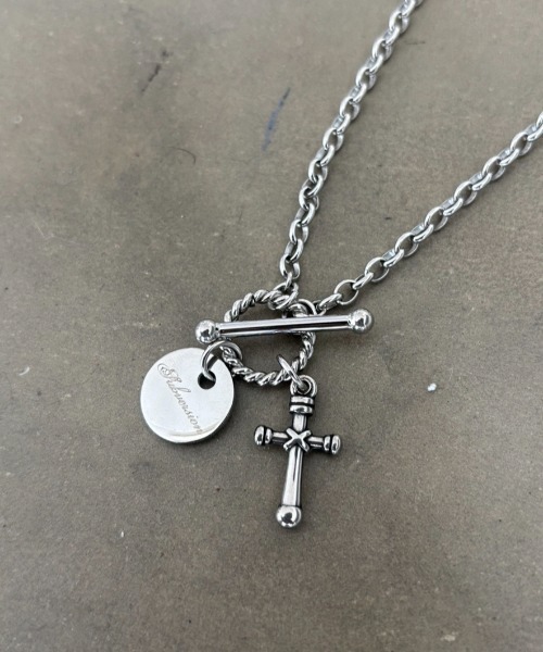 SHAGGIE(シャギー)の「≪つけっぱなしOK≫クロスチャーム付きプレートネックレス(ネックレス・レディース・シルバー・FREE)」の15枚目の写真