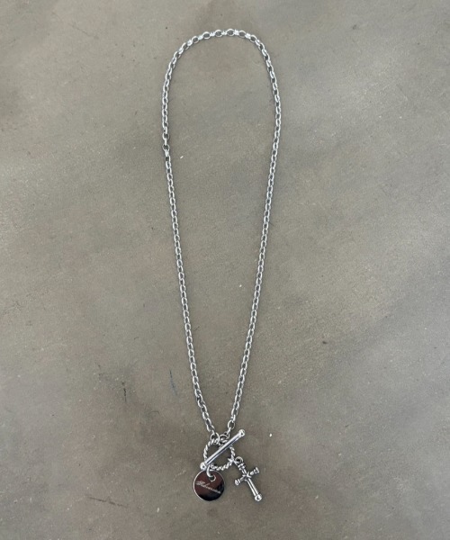 SHAGGIE(シャギー)の「≪つけっぱなしOK≫クロスチャーム付きプレートネックレス(ネックレス・レディース・シルバー・FREE)」の13枚目の写真