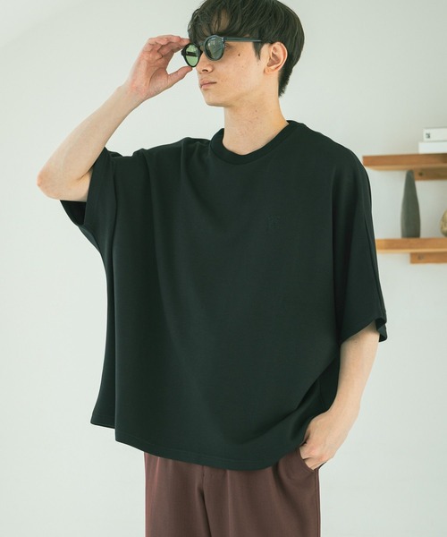 LAKOLE(ラコレ)の「スムースドルマンTEE / 592133(Tシャツ/カットソー・メンズ・ブラック/ホワイト/パープル・LARGE/MEDIUM)」の2枚目の写真