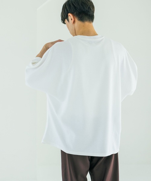 LAKOLE(ラコレ)の「スムースドルマンTEE / 592133(Tシャツ/カットソー・メンズ・ブラック/ホワイト/パープル・LARGE/MEDIUM)」の5枚目の写真