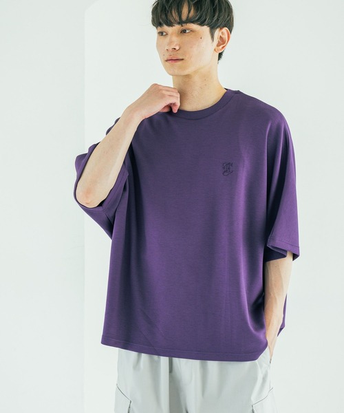 LAKOLE(ラコレ)の「スムースドルマンTEE / 592133(Tシャツ/カットソー・メンズ・ブラック/ホワイト/パープル・LARGE/MEDIUM)」の10枚目の写真