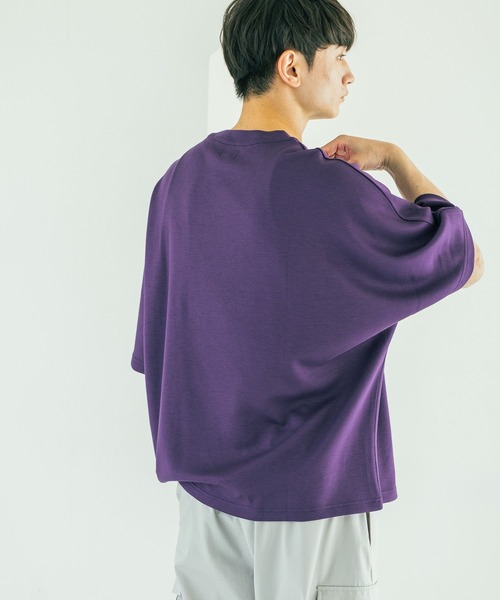 LAKOLE(ラコレ)の「スムースドルマンTEE / 592133(Tシャツ/カットソー・メンズ・ブラック/ホワイト/パープル・LARGE/MEDIUM)」の11枚目の写真