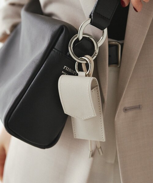 リップポーチ付きレザーチャーム（チャーム）｜russet（ラシット）の