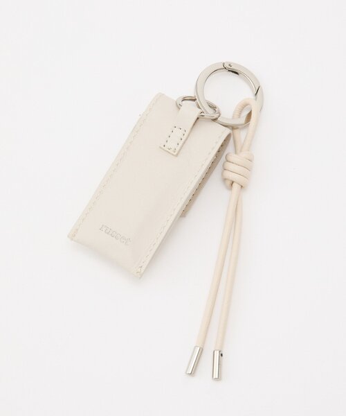 russet(ラシット)の「【再値下げ】リップポーチ付きレザーチャーム(チャーム・レディース・ブラック/アイボリー・FREE)」の8枚目の写真
