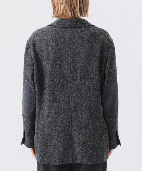 BEAMS BOY（ビームスボーイ）の「ツイード スリーボタン ビッグジャケット（テーラードジャケット・レディース・グレー/ブラウン・0/1）」の16枚目の写真