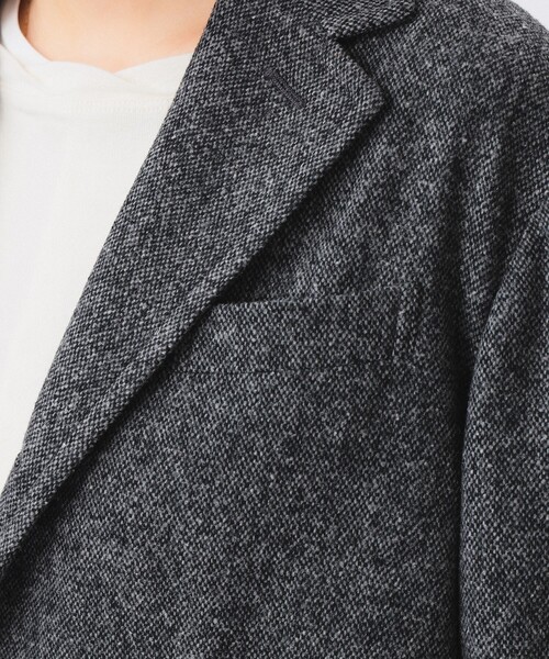 BEAMS BOY（ビームスボーイ）の「ツイード スリーボタン ビッグジャケット（テーラードジャケット・レディース・グレー/ブラウン・0/1）」の19枚目の写真