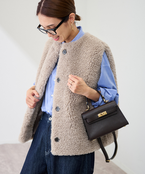 ≪追加≫フェイクファーベスト（その他アウター）｜FRAMeWORK