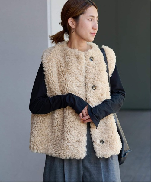 ≪追加≫フェイクファーベスト（その他アウター）｜FRAMeWORK