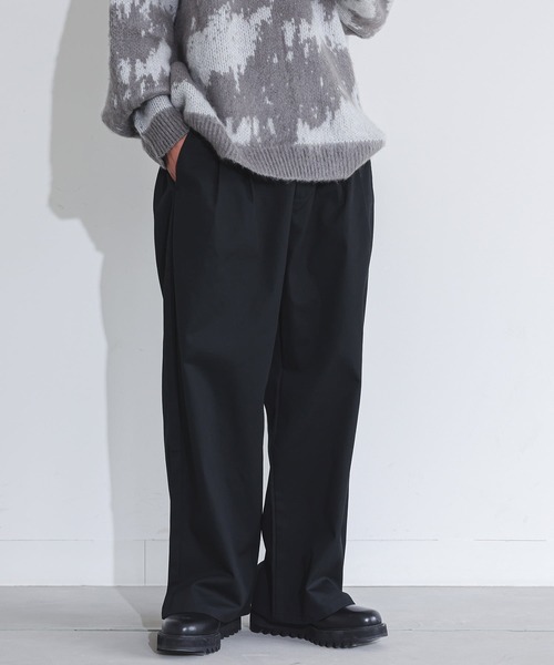 MDR(エムディアール)の「『ツータックワイドチノパンツ』(チノパンツ・メンズ・オフホワイト/ブラック/カーキ・L/M)」の22枚目の写真