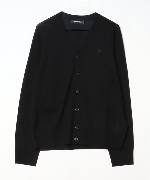 DSQUARED2（ディースクエアード）の「Knit D2 Cardigan/0252/CO（カーディガン/ボレロ・レディース・ブラック/グレー・XS/S）」の2枚目の写真