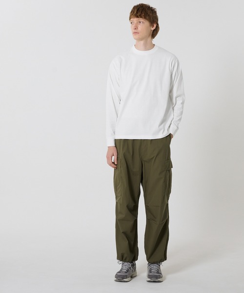 coca(coca)(コカ)の「【M-3XL対応】ベーシックレギュラー長袖T(Tシャツ/カットソー・メンズ・ホワイト/ブラック・2XL/3XL/XL/M/L)」の13枚目の写真