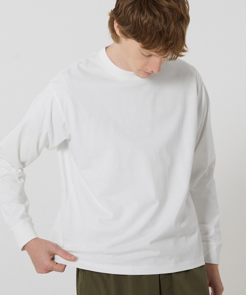 coca(coca)(コカ)の「【M-3XL対応】ベーシックレギュラー長袖T(Tシャツ/カットソー・メンズ・ホワイト/ブラック・2XL/3XL/XL/M/L)」の14枚目の写真