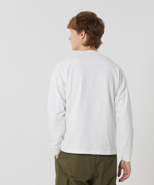 coca(coca)(コカ)の「【M-3XL対応】ベーシックレギュラー長袖T(Tシャツ/カットソー・メンズ・ホワイト/ブラック・2XL/3XL/XL/M/L)」の15枚目の写真