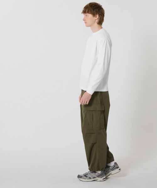 coca(coca)(コカ)の「【M-3XL対応】ベーシックレギュラー長袖T(Tシャツ/カットソー・メンズ・ホワイト/ブラック・2XL/3XL/XL/M/L)」の17枚目の写真