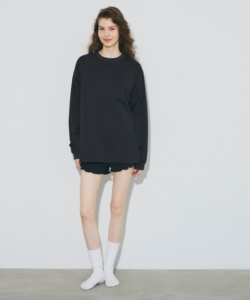 coca(coca)(コカ)の「【M-3XL対応】ベーシックレギュラー長袖T(Tシャツ/カットソー・メンズ・ホワイト/ブラック・2XL/3XL/XL/M/L)」の18枚目の写真