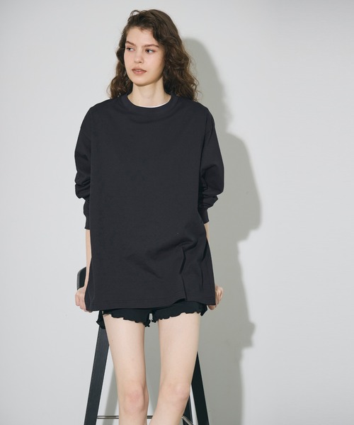 coca(coca)(コカ)の「【M-3XL対応】ベーシックレギュラー長袖T(Tシャツ/カットソー・メンズ・ホワイト/ブラック・2XL/3XL/XL/M/L)」の5枚目の写真
