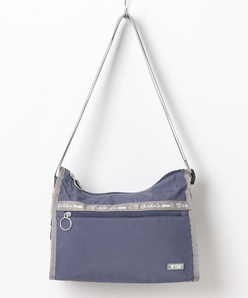 VASKA by moz(ヴェスカ バイ モズ)の「【VASKA by moz】ヴェスカ バイ モズ 軽撥水ショルダーバッグ VZNS-01(ショルダーバッグ・レディース・ブルーグレー/ブラック・ONE SIZE)」の1枚目の写真
