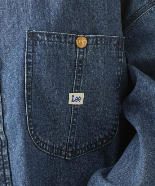 Lee（リー）の「【Lee(リー)】別注ワークシャツチュニック（チュニック・レディース・インディゴブルー/サックスブルー・FREE）」の19枚目の写真