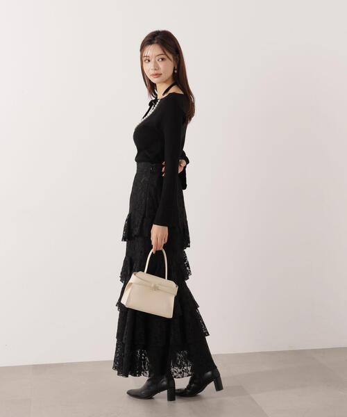 PROPORTION BODY DRESSING（プロポーションボディドレッシング）の「＜ウォッシャブル＞フレアスリーブオフショルニット / 1215270014（ニット/セーター・レディース・ピンク/ホワイト系その他/ブルー/ブラック・MEDIUM/SMALL）」の7枚目の写真