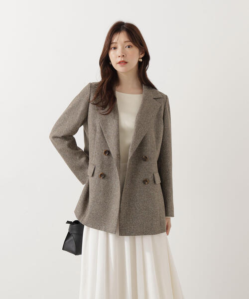 PROPORTION BODY DRESSING（プロポーションボディドレッシング）の「＜ウォッシャブル＞フレアスリーブオフショルニット / 1215270014（ニット/セーター・レディース・ピンク/ホワイト系その他/ブルー/ブラック・MEDIUM/SMALL）」の15枚目の写真