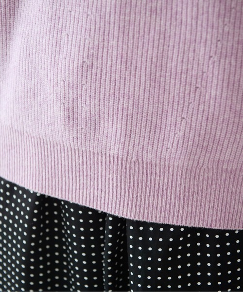 yuni（ユニ　）の「NEW ENGLAND プルオーバー（ニット/セーター・レディース・カーキ/パープル/グレー/ベージュ・FREE）」の21枚目の写真