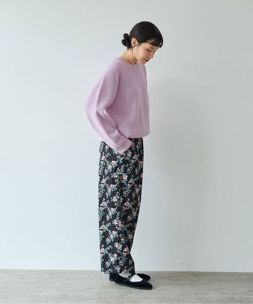 yuni（ユニ　）の「NEW ENGLAND プルオーバー（ニット/セーター・レディース・カーキ/パープル/グレー/ベージュ・FREE）」の6枚目の写真