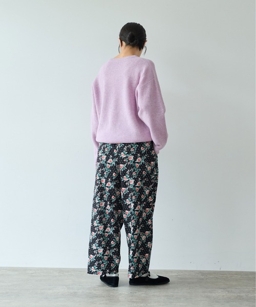 yuni（ユニ　）の「NEW ENGLAND プルオーバー（ニット/セーター・レディース・カーキ/パープル/グレー/ベージュ・FREE）」の7枚目の写真