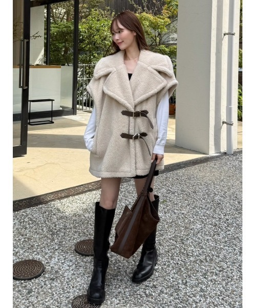 ECOPELボアポンチョ（ポンチョ）｜FRAY I.D（フレイアイディー）の