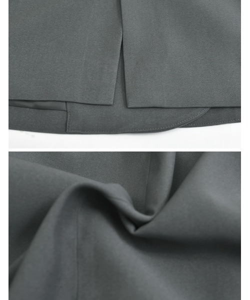 Re:EDIT（リエディ）の「[2025AW COLLECTION]シャツレイヤードデザインテーラードジャケット（テーラードジャケット・レディース・ブラック/チャコールグレー/ブラウン・MEDIUM/LARGE）」の20枚目の写真