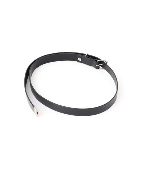 MHL.(エムエイチエル)の「ROLLER BUCKLE LEATHER BELT(ベルト・メンズ・ブラック/ブラウン系その他2・FREE)」の7枚目の写真