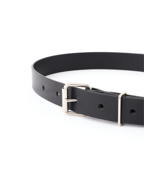 MHL.(エムエイチエル)の「ROLLER BUCKLE LEATHER BELT(ベルト・メンズ・ブラック/ブラウン系その他2・FREE)」の6枚目の写真
