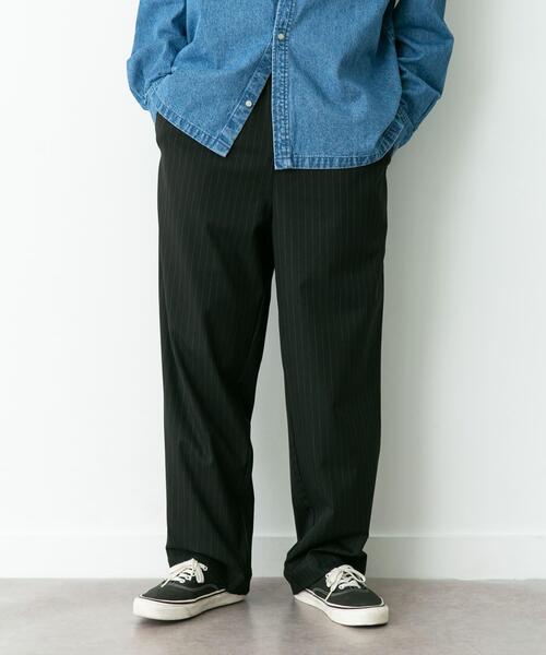URBAN RESEARCH Sonny Label（アーバンリサーチサニーレーベル）の「ピンストライプイージーパンツ（その他パンツ・メンズ・グレー/ブラウン系その他・MEDIUM/LARGE）」の2枚目の写真