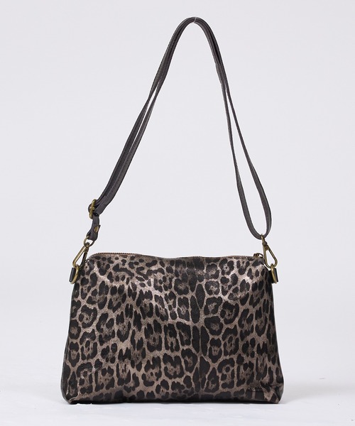 AULENTTI(オウレンティ)の「【WEB限定】【AULENTTI/オウレンティ】ポーチ付きトートバッグ ヒョウ柄(トートバッグ・レディース・シルバー・フリー)」の7枚目の写真